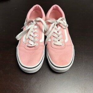 Vans Big Kids Old Skool Shoe, Pink size 4.5